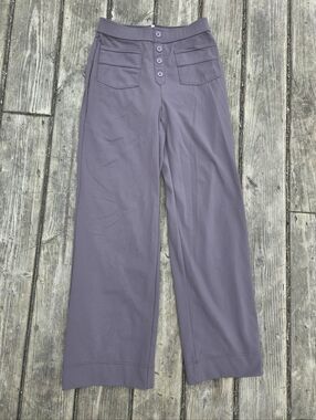 Halara DayStretch High Waisted Pockets Straight Leg Pants Brown Sz. M, Tall